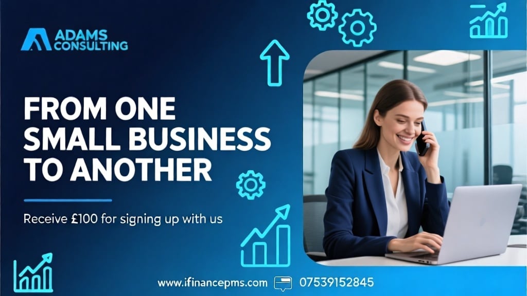 From One Small Business to Another - £100 Signup Bonus
